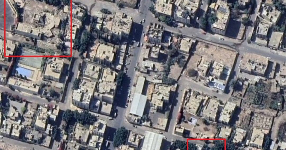 صور الأقمار الاصطناعية تكشف مقرات حوثية استهدفتها غارات أمريكية بالحي السياسي بصنعاء